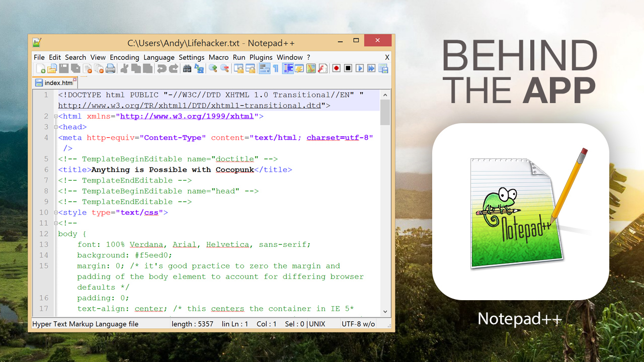 Notepad++  SEOSTUDIO STRONY INTERNETOWE POZYCJONOWANIE